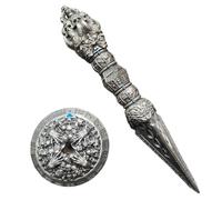 Magic Wand Dice | Unique Dice Official Sotre | All in 1 DND Dice Spinner for Dungeons and Dragons D&D Zinc Alloy (White)