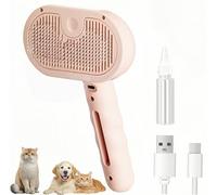Magic Wand for Pet Hair, 2025 NEW Lettuce Pets Steam Brush, 3 in 1 Massage Brushes, Pet Grooming Brush, Pets Grooming Removes Loose Undercoat,Rechargeable via USB