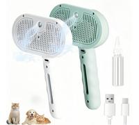 Magic Wand for Pet Hair, 2025 NEW Lettuce Pets Steam Brush, 3 in 1 Massage Brushes, Pet Grooming Brush, Pets Grooming Removes Loose Undercoat,Rechargeable via USB