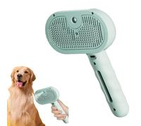 Magic Wand For Pet Hair, Labradorcharm Steam Brush, Furrybasics Spray Hair Removal Comb, Mist Massage Brush Dog, Magic For Pet Steam, Snag-Free Bristles (Green)