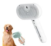 Magic Wand For Pet Hair, Labradorcharm Steam Brush, Furrybasics Spray Hair Removal Comb, Mist Massage Brush Dog, Magic For Pet Steam, Snag-Free Bristles (White)