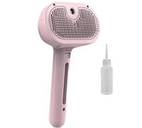 Magic Wand for Pet Hair, Lettuce Pets Steam Brush, Vip Digital Presence Dog Brush, Spray Hair Removal Comb for Dogs, Yopoll Mist Massage Grooming for with Steam (pink)