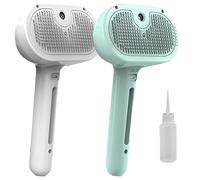 Magic Wand for Pet Hair, Lettuce Pets Steam Brush, Vip Digital Presence Dog Brush, Spray Hair Removal Comb for Dogs, Yopoll Mist Massage Grooming for with Steam (2pcs-b)