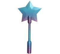 Magic WandsCredit Card Holder - 3D Printed Fun Star Design Stick | Payment Card Holder Wands, Contactless Credit Clip 1 Touch Starlight Magic Tool | Random Gradient Color Accessory for Kids