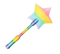 Magic WandsCredit Card Holder - 3D Printed Fun Star Design Stick | Payment Card Holder Wands, Contactless Credit Clip 1 Touch Starlight Magic Tool | Random Gradient Color Accessory for Kids