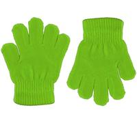 Magic Warm Kids Knitted Gloves in Light Green, size: One Size