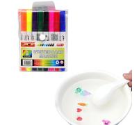 Magic Water Colouring Pen - 8/12 Pieces Doodle Water Floating Pens | 8 / Magic Doodle Drawing Pens, Whiteboard Marker for Erasing Children, Marker Pens for Children