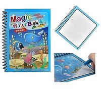 Magic Water Doodle Book for Kids | Reusable Water Colouring Drawing Pad with Pen | Educational Activity Toy for Boys & Girls Ages 2-8 | Return Gift, Travel Game, Learning Toy (PACK OF 3)