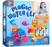 Magic Water Elf Kit - Aqua Fairy Water Gel Kit for Kids - DIY Squishy Maker Toys - Creative Art Crafts Kits for Kids Activities - Birthday Gifts for Girls Boys Ages 6 7 8 9 10 Years Old