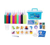 Magic Water Elf Kit Aqua Gelz for Kids Aqua Fairy Water Gel Kit Water Jelly Creative Set,Aqua Gels Aqua Fairy Water Magic,Handmade DIYS Sea Creature Oceans Mold Gel Kits for Kids(60ml) (10colors)