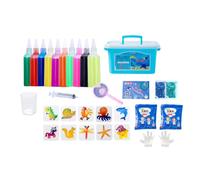 Magic Water Elf Kit Aqua Gelz for Kids Aqua Fairy Water Gel Kit Water Jelly Creative Set,Aqua Gels Aqua Fairy Water Magic,Handmade DIYS Sea Creature Oceans Mold Gel Kits for Kids(100ml) (6colors)