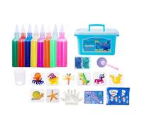 Magic Water Elf Kit Aqua Gelz for Kids Aqua Fairy Water Gel Kit Water Jelly Creative Set,Aqua Gels Aqua Fairy Water Magic,Handmade DIYS Sea Creature Oceans Mold Gel Kits for Kids(60ml) (8colors)