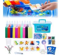 Magic Water Elf Kit,Water Gel Kit For Kids,Aqua Fairy Water Gel Kit,Magic Water Elf Toy Kit,Magic Water Squishy,Diy Squishy Making Kit,Magic Water Elf 3d,Creative Educational Crafts & Art Kit(10colors