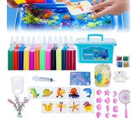 Magic Water Elf Kit,Water Gel Kit For Kids,Aqua Fairy Water Gel Kit,Magic Water Elf Toy Kit,Magic Water Squishy,Diy Squishy Making Kit,Magic Water Elf 3d,Creative Educational Crafts & Art Kit(12 color