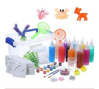 Magic Water Elf Toy Kit, Magic Elf Water Toy, Make Your Own Squishies, Magic Water Elf Toy Kit Dinosaur (Deluxe Package)