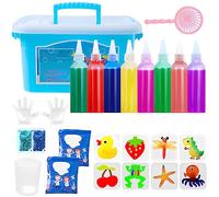 Magic Water Elf Toy Set DIY Magic Water Gel Animal Bead Sensory Toy Handmade 3D Aqua Park Toys Figures Sea Creatures Colorful Educational Toys for Children Party Favors