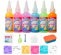 Magic Water Gel Set, Magic Water Elf, Children Handmade Aqua Gel Sensory Toy Set, Aqua Fairy Water Gel Kit, High Volume Magic Gels Sensory Toys, 3D DIY Colorful Sea Creature Toys for Children