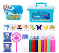 Magic Water Gel Toy Kit, Aqua Fairy Water Gel Kit for Kids, Magic Jelly Gel Toy, Handmade Magic Fairy Water Gel Set,Color Changing Magic Water Elf Toy,Creative Birthday (8 Color/Set)