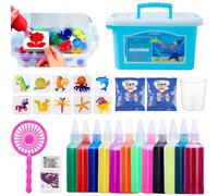 Magic Water Gel Toy Kit, Aqua Fairy Water Gel Kit for Kids, Magic Jelly Gel Toy, Handmade Magic Fairy Water Gel Set,Color Changing Magic Water Elf Toy,Creative Birthday (12Color/Set)