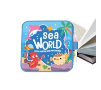 Magic Water Notebook, Children's Painting Book, Creative Accessory with Function, Birthday Game with Details, 7.87×1.18 inches Product Material: School Paper, Fun Product for Home Application