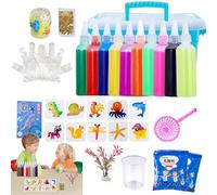 Magic Watter elff Kit - Calcium Lactate and Sodium Alginate Painting Kits | Durable magiccc Water Elff Kitt with Colored Gell | Waterr elff Creative Magic Gel for Art Painting