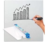 Magic Whiteboard Sheets Stick on Wall - A0 Static & Portable White Board - Large Whiteboard for Walls, Doors, Windows, Fridges, & Glass - Easy Clean, Dry Erase Board for School, Office & Kitchen