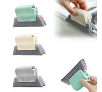 Magic Window Groove Cleaning Brush, New Window Groove Cleaning Brush Tools Set, Groove Cleanin Brush Window or Sliding Door for Sliding Door, Sill, Tile Lines, Shutter (3 Pcs)