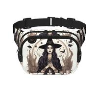 Magic Witch Witchcraft Bohemian Drawing Fanny Packs for Women Men, Fashion Waist Packs for Workout Running Traveling Hiking