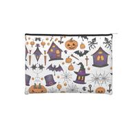 Magic Witch Witchcraft Bohemian Drawing Portable Dupont Paper Toiletry Bag – Lightweight Multi-Purpose Pencil & Cosmetic Bag with Full-Print Design for Travel, School & Daily Use