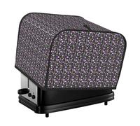 Magic Witch Witchcraft Bohemian Drawing Print 4-Slice Toaster Cover Dustproof Kitchen Appliance Protector Everyday Usability