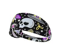 Magic Witch Witchcraft Bohemian Drawing Print Elastic Headband for Women Men Running Headwear Fashion Exercise Outdoor Gift Use