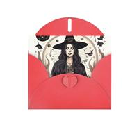 Magic Witch Witchcraft Bohemian Drawing print Greeting Cards - Thank-You Cards Party Invitation Cards for Festive Celebrations