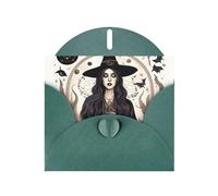Magic Witch Witchcraft Bohemian Drawing print Greeting Cards - Thank-You Cards Party Invitation Cards for Festive Celebrations