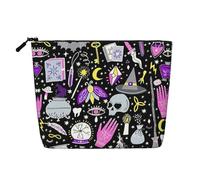 Magic Witch Witchcraft Bohemian Drawing Print Makeup Bag, Toiletry Organizer,One Pack for Multiple Daily Uses, Business Trip Companion