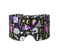 Magic Witch Witchcraft Bohemian Drawing Print Sleep Eye and Ear Muffs Blocking for Home Office Camping Airplane Travel Nap Aid