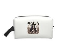 Magic Witch Witchcraft Bohemian Drawing Printed Travel Storage Pouch, Double Sided Large Bag for Clothes and Personal Accessories