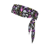 Magic Witch Witchcraft Bohemian Drawing Printing Multifunctional Sports Double-Sided Headscarf Sports Stretchable Casual Lightweight Headband