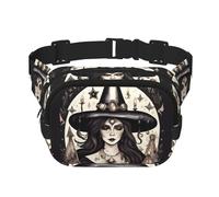 Magic Witch Witchcraft Bohemian Fanny Packs for Women Men, Fashion Waist Packs for Workout Running Traveling Hiking