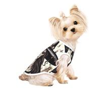 Magic Witch Witchcraft Bohemian print Dog Clothes T Shirts for Small Dogs Breathable Puppy Kitten Dog Shirts for Pet Dogs Cats