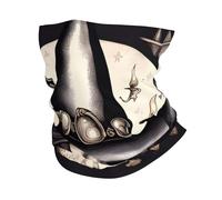 Magic Witch Witchcraft Bohemian Print Winter Neck Gaiter Warmer, Soft Face Mask Scarf For Cold Weather Skiing Cycling Outdoor Sports