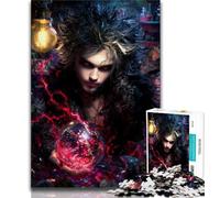 Magic Wizard 1000 Piece Jigsaw Puzzles for Teenagers Gifts,Stress Reliever Difficult Challenge Enhance Love between Couples (75x50cm)