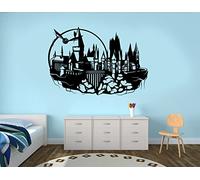 Magic Wizards Castle Wall Decal Castle Vinyl Sticker Kids Art Decor Mural