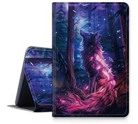 Magic Wolf Case for iPad Pro 13 inch M4 2024, Shockproof PU Leather Folding Adjustable Stand Case with Auto Sleep/Wake for 13" iPad Pro M4 2024