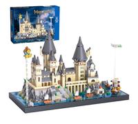 Magic World Castle Micro MIni Building Blocks Set, Creative Ideas Tower Model Building Toys for Adults, Collectible Architecture Display Decoration, Birthday Gifts for Kids, 2744 Pieces
