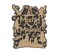 Magic World Enamel Pins Train Tickets Sunglasses Howler Lapel Badge Witch Wizard, Normal, Non-precious metal