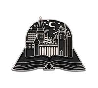 Magic World Enamel Pins Train Tickets Sunglasses Howler Lapel Badge Witch Wizard, Normal, Non-precious metal