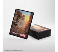 Gamegenic, Magic: The Gathering - Marvel's Spider-Man Premium Art Sleeves - Spider-Man Plains, 105 Sleeves Per Pack