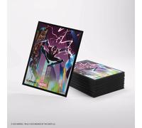 Gamegenic | Magic: The Gathering - Marvel's Spider-Man Premium Art Sleeves - Spider-Man Miles Morales| 105 Sleeves Per Pack | Trading Card Accessory