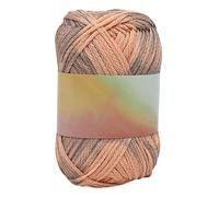 Magic Yarn Heat Sensitive Color Changing, Cotton Crochet & KnittingYarn, Soft Temperature Reactive Yarns, Fun Craft Supply, Ideal for Knitting and Crocheting DIY Crafting Scarf Shawl Sweater (Brown)