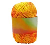 Magic Yarn Heat Sensitive Color Changing,Temperature Reactive Cotton Crochet Yarn, Soft Glow in The Dark Yarn for Crocheting, Knitting & Crafts Scarves Blankets Shawls (Red)